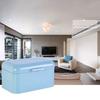 Home Office Metal Storage Box Bread Shape Large Capacity Container Organizer