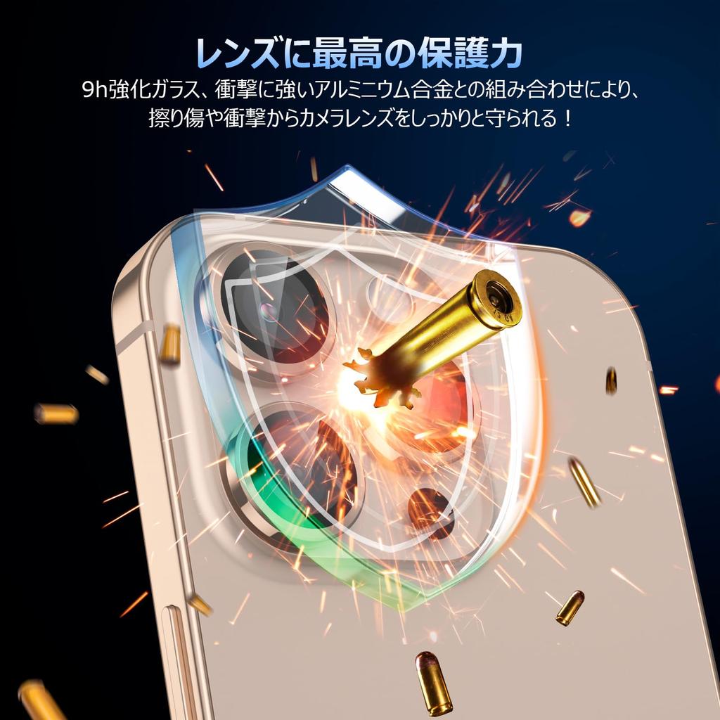 Podick Camera Film for iPhone 16 Pro Max Camera Cover 9H Tempered Glass Aluminum Alloy for iPhone 16 Pro Max Camera Protection Scratch Resistant