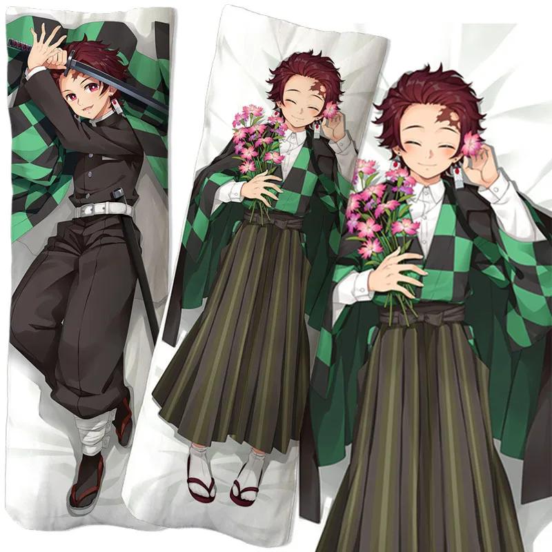 Anime Demon Slayer Kochou Shinobu Figure Equal Body Hug Body Pillow Pillowcase 2-sided 3D Printing DIY Two-dimensional Sexy Gift