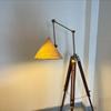 Wooden Tripod Floor Lamp With Fabric Shade Bedside Home Décor Lighting Light Living Room Décor Floor Lamp