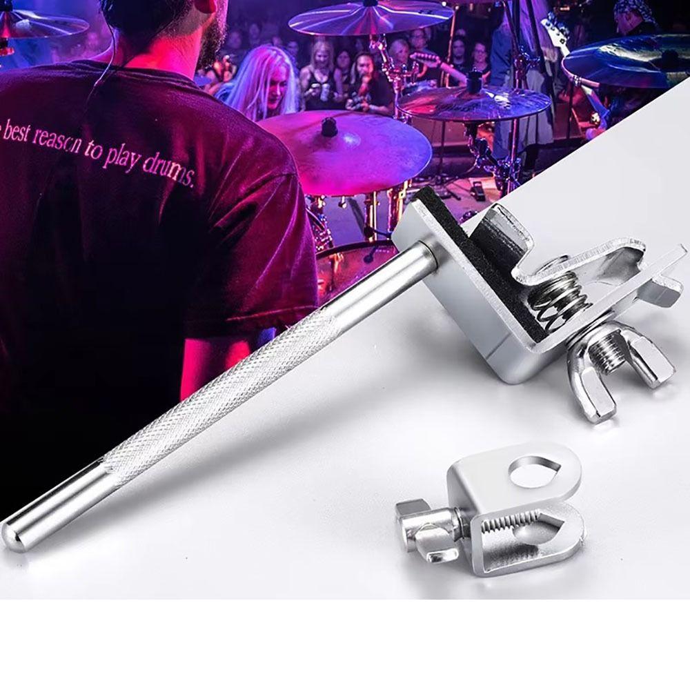 Musical Instrument Support Clip Drum Cowbell Clamp Percussion Accessory Percussion Bracket Stand