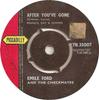 7inch Record EMILE FORD & THE CHECKMATES - After You've Gone 7N35007 Piccadilly 1961 UK Rock Used