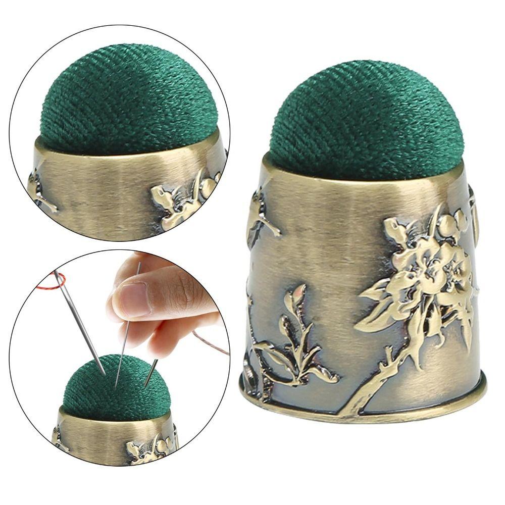 Vintage Pin Inserter Alloy Sewing Pin Cushion High Quality Pins Metal Base Embroidery Needlework