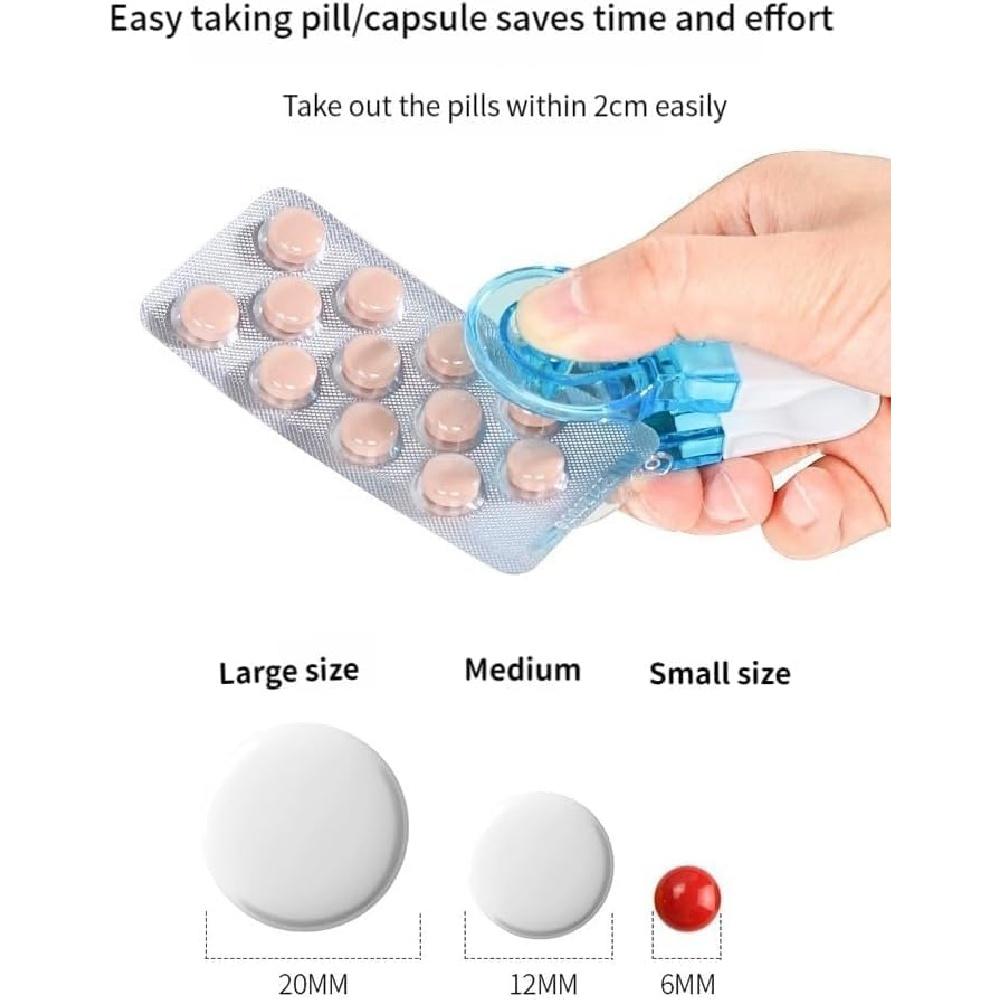 Portable Pill Box, Portable Pill Taker, Pill Picker for Easy Carrying KTY