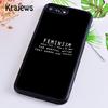 Мягкий чехол Krajews Feminist Feminism для iPhone 14 5 6s 7 8 plus X XR XS 11 12 13 pro max Samsung Galaxy S21 S22ultra