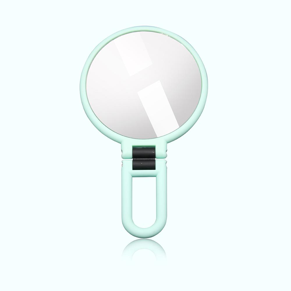 10/15X 180° вращающееся увеличительное зеркало для макияжа, ручное складное двухстороннее зеркало для макияжа, портативный инструмент для макияжа
