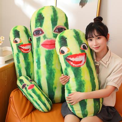 Креативная Забавная Подушка-Игрушка Плюшевая Кукла Полоски Огурца Кукла Огурец Домашняя Подушка для Дивана Подушка Кукла