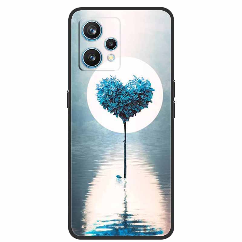 Чехол для Realme 9 RMX3521 Ударопрочный Мягкий силикон ТПУ Задняя крышка Для телефона Realme9 4G Чехлы Realme 9 6,4 дюйма Милый мультяшный чехол-сумка