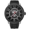 Унисекс Часы TENDENCE Flash Collaboration TY532009, Кварцевый Механизм, Водонепроницаемость 10 АТМ, Минеральное Стекло, Черный Циферблат, Нержавеющая Сталь/Синтетический Рез
