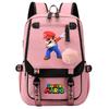 Super Printed Usb Teen Student School Bag Men'S And Women'S Casual Webbing Flip Backpack