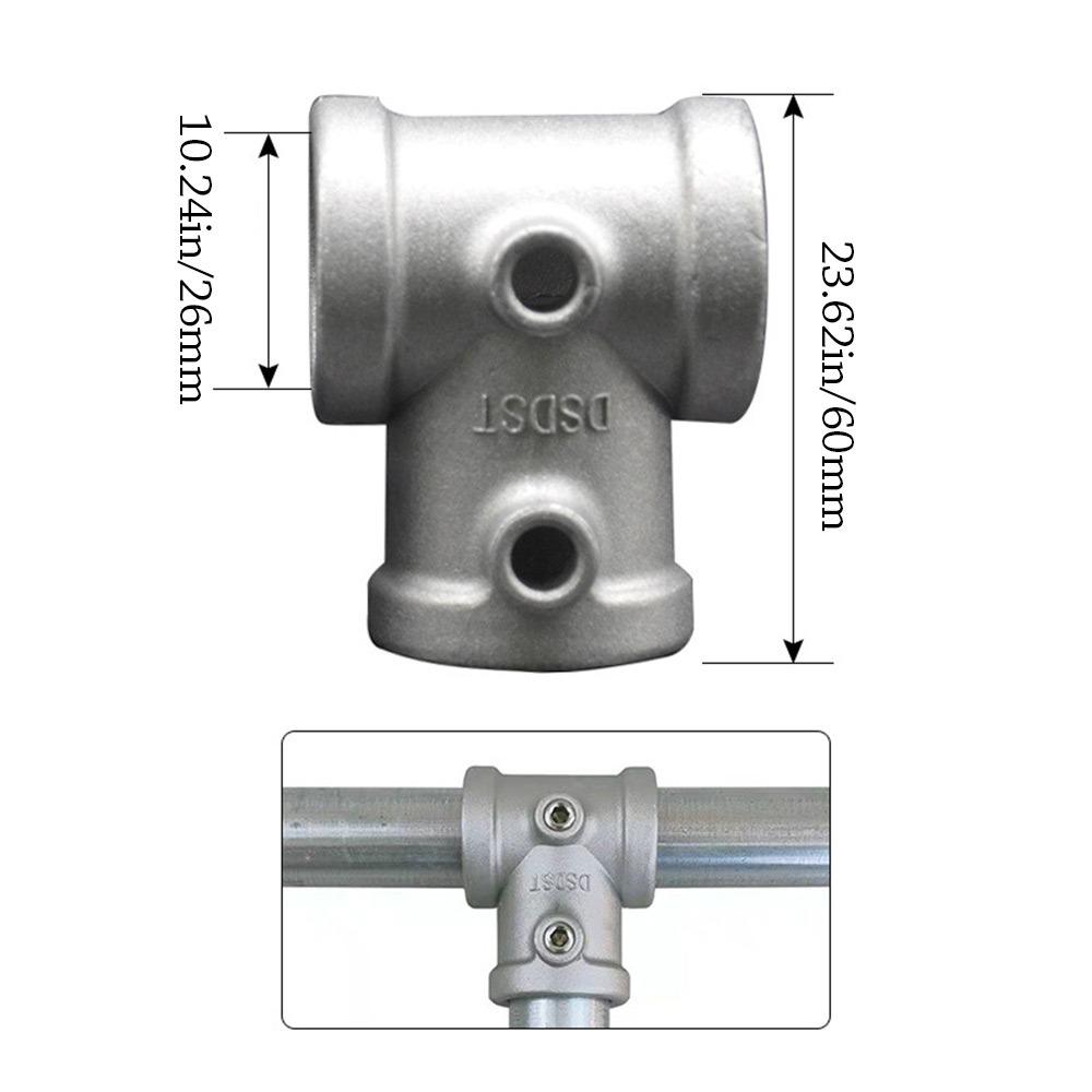Fixed Buckle Frame Fasteners 1\2''/3\4" Circular Pipe Connector New Pipe Fitting Connector Pipes