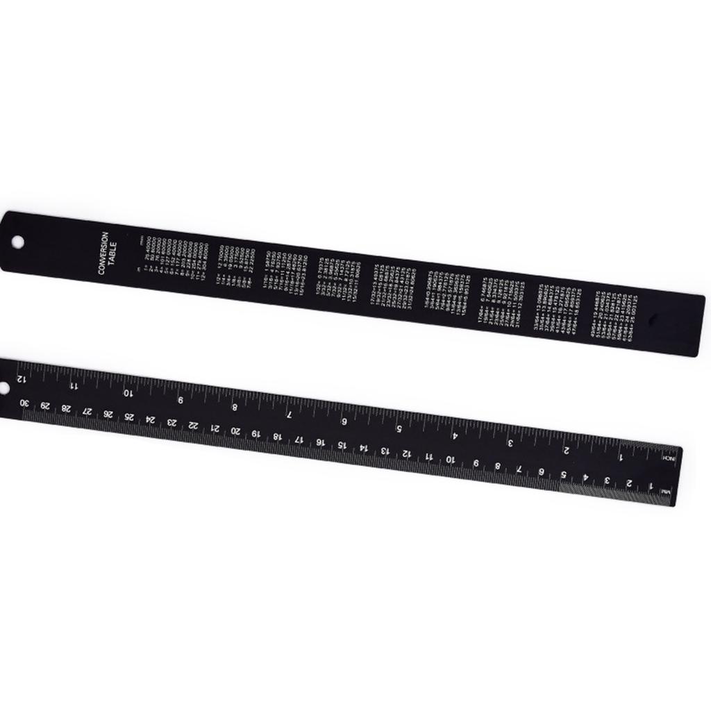 Алюминиевые линейки 15/30 см Инструмент для точных измерений с четкой шкалой Легко носить для студентов и любителей черчения