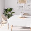 ALIX White Square Stain-resistant Tablecloth 180x180 Cm, by Soleil d'Ocre