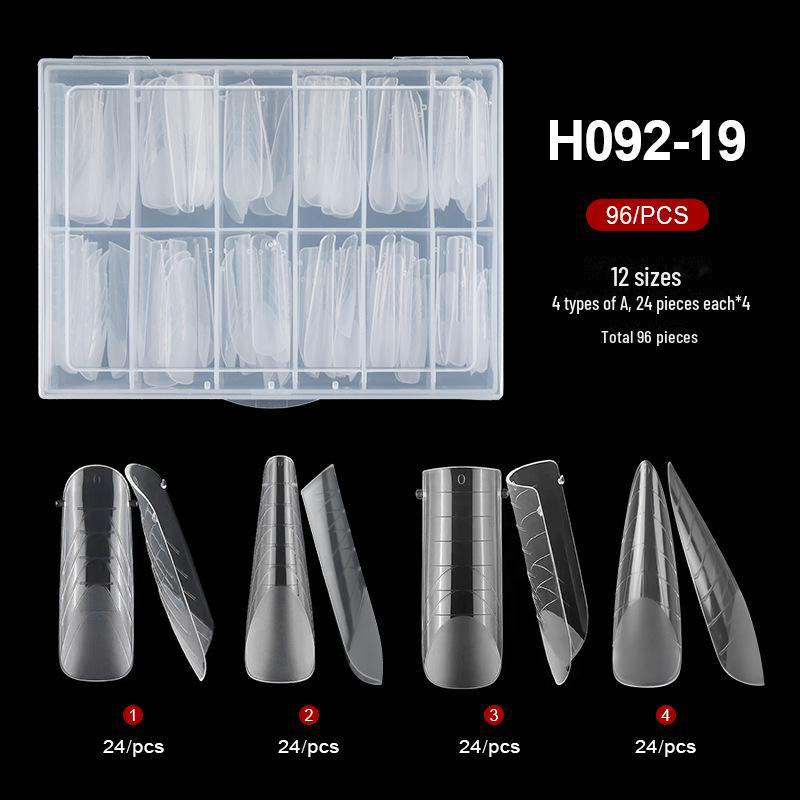 Набор для наращивания ногтей многоразового использования из 120 предметов: Клей, формы и хрустальные гвозди