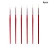 UV Gel Polish Painting Professional Nail Design Tool Wooden Nail Art Brushes Fine Liner Brush for Thin Details