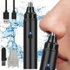 Portable USB Rechargeable Nose Hair Trimmer and Facial Hair Remover - Perfect Gift for Men