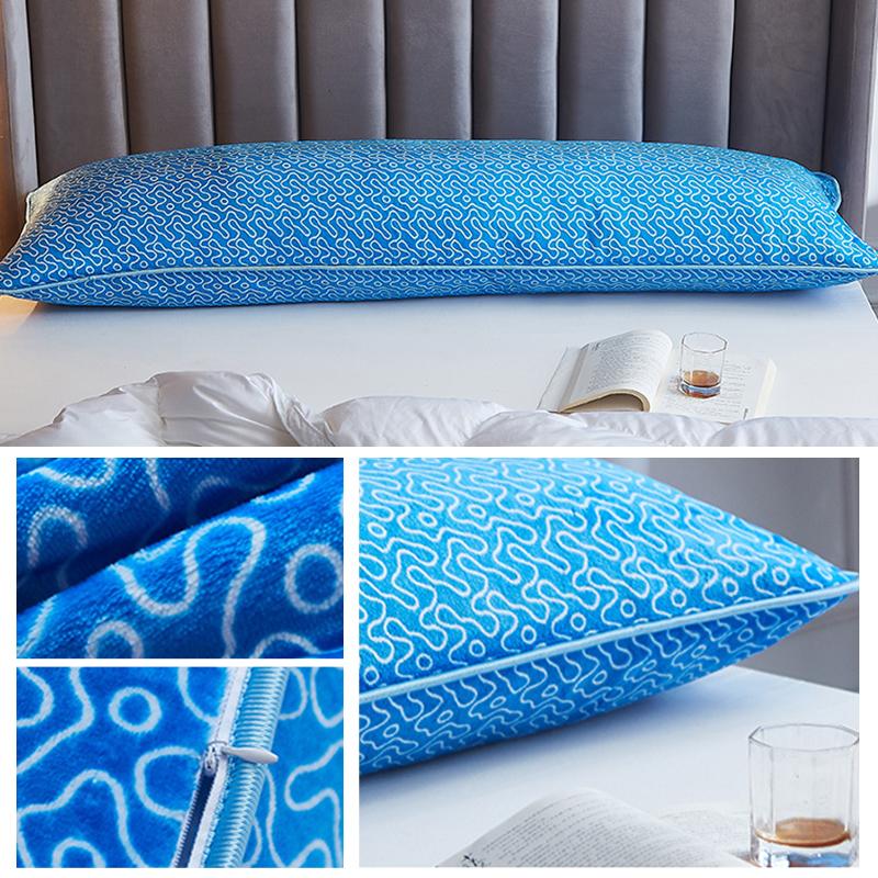 1 шт. Мягкая фланелевая длинная наволочка большого размера, удобная наволочка для сна любовника 120/150/180 см, постельное белье, наволочка для тела