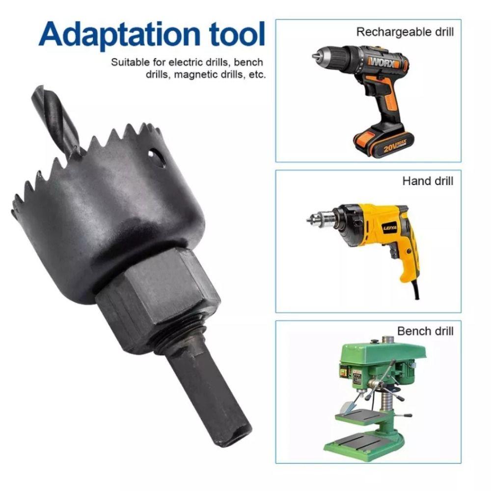 Round Case Cutting Set Kit Woodworking Circular Drill Bits Board Cutter Drilling Machine