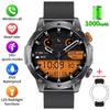 2025 New Military Edition Smart Watch Men 1000mAh Battery 1.7-inch AMOLED HD Display Bluetooth Call Clock Smartwatch LED Flashlight