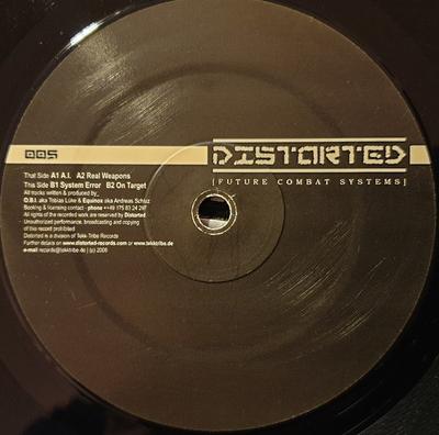 12-дюймовая пластинка EQUINOX, O.B.I. - Future Combat Systems DISTORTED005 Искаженный 2006 Германия Танцевальная и Электронная Б/У