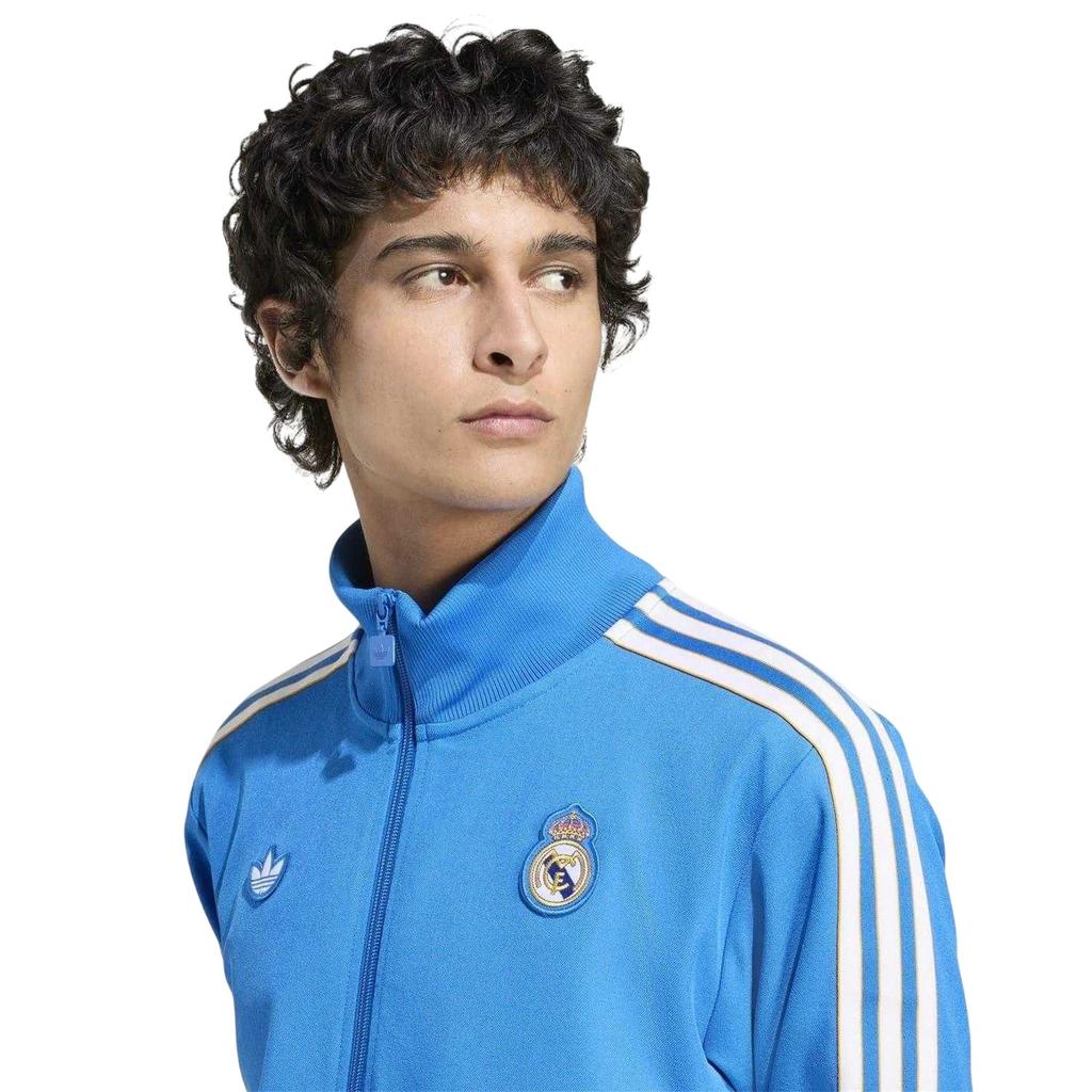Adidas Mens Terrace Icons Real Madrid CF Tracksuit Top