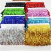 15Cm Laser Sequins Beard Fringed Lace, Latin Dancing Clothes Waist Chain Accessories Diy Clothing Accessories