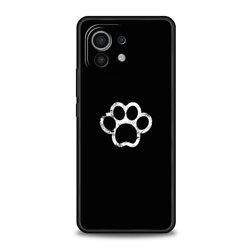 Милый чехол для телефона с лапкой кошки и собаки, сердце для Xiaomi 14 13T 12T Pro 12 13 11 Ultra Mi Note 10 Lite 10T 5G 11X Pro 11T 11i 9T, мягкая крышка