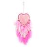 Catcher Heart Feather Dream Beads Girl Room Wall Hanging Window Ornament Decor