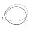 24in Throttle Cable Stainless Steel Flexible Easy Installation Throttle Wire Kit for Car