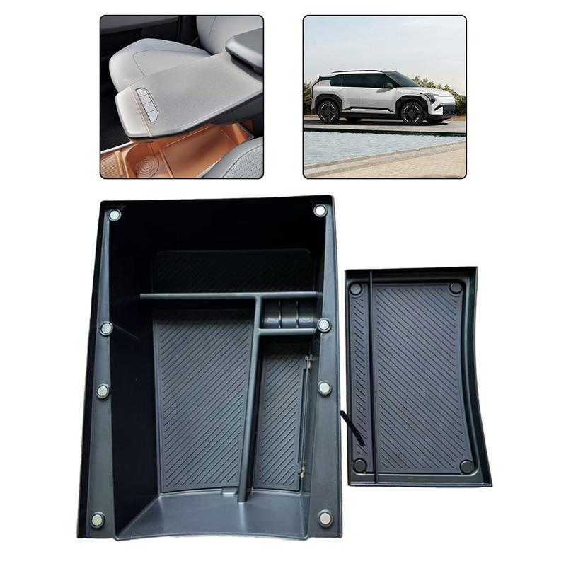 Car Center Console Armrest Front And Rear Hidden Storage Box Organized Box For Kia EV3 2024+ Armrest Under Storage Direct tal