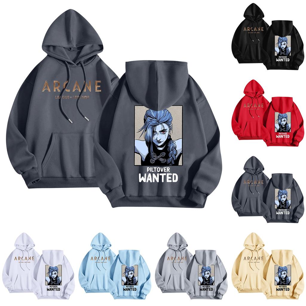 Женская мода O-образный вырез с длинным рукавом и принтом, толстовка с капюшоном