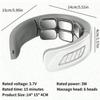 Электрический EMS массажер для шейного отдела позвоночника Массаж шеи и плеч Расслабление позвонков Автоматический нагрев Облегчение Перезаряжаемый EMS