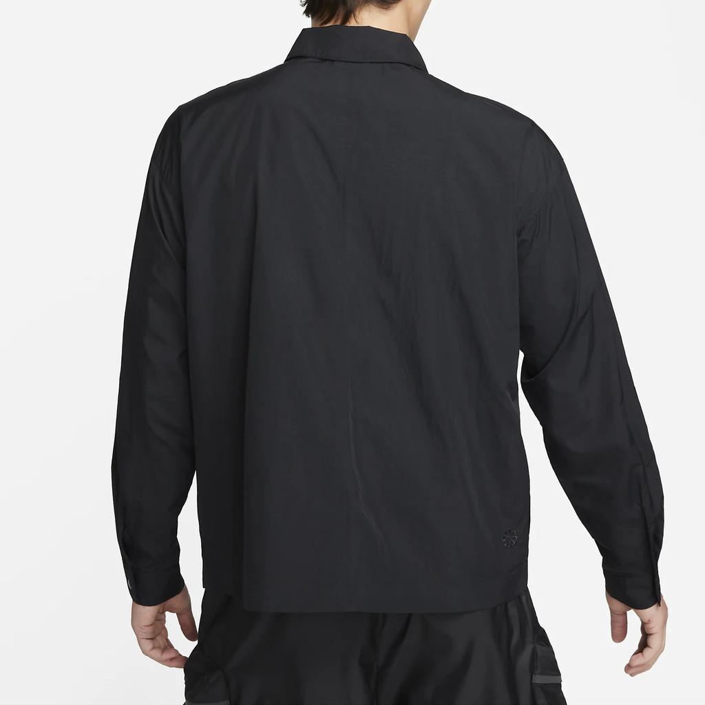 Nike Спортивная рубашка с длинным рукавом из тканого материала Tech Pack 'Черный' Мужская DX0206-010