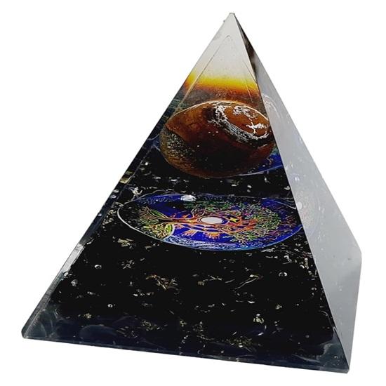 Черный турмалиновый кристалл пирамидальный камень для дома предметы фен-шуй для удачи рейки целительная чакра