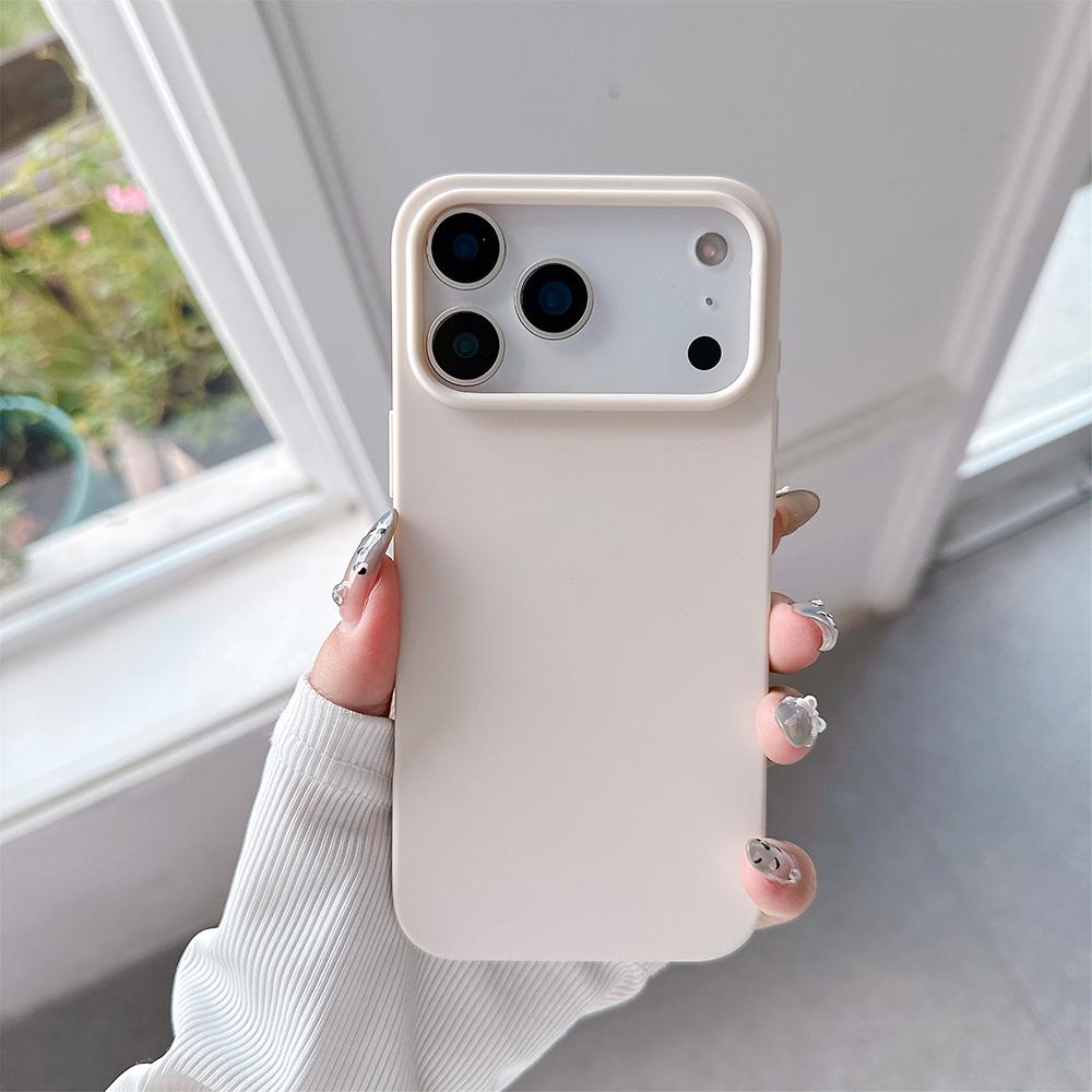 Роскошный Чехол Конфетного Цвета Для iPhone 17 Air 16 15 14 13 Pro Max Plus 16e Матовый Силиконовый Мягкий Ультратонкий Чехол TPU Оболочка 17ProMax