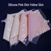 Розовая и Желтая Силиконовая Кожа для Практики Татуировки и Микроблейдинга