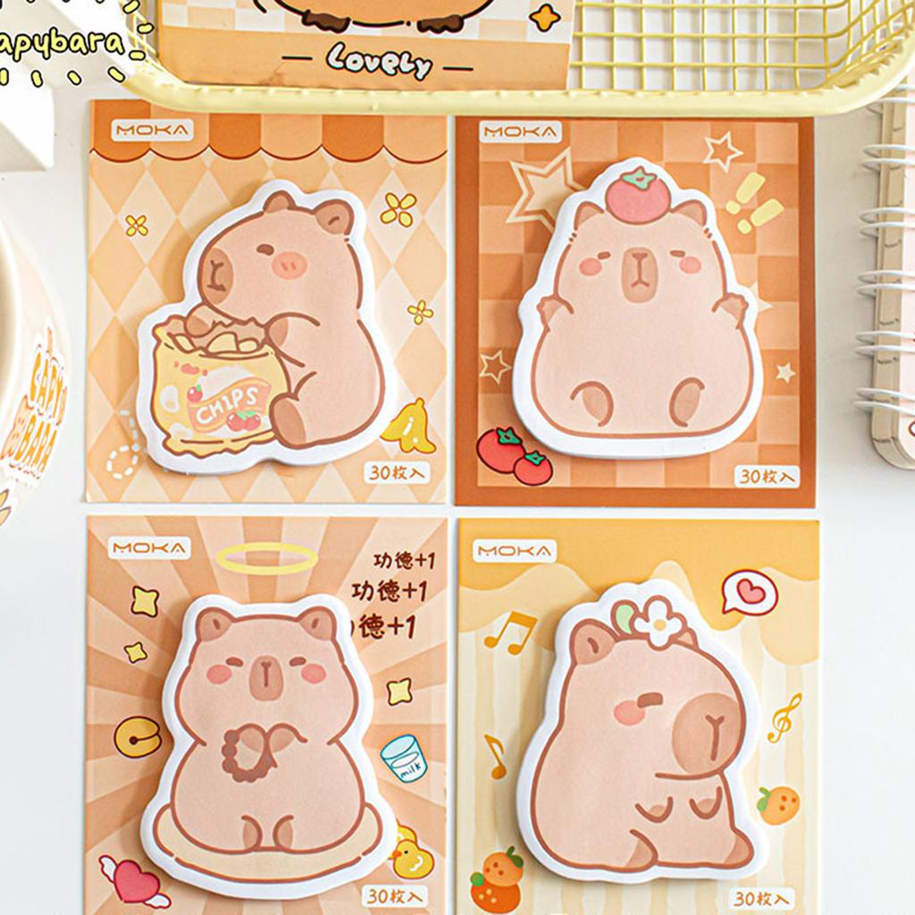 8Pcs Self-Adhesive Stick Notes Pad Cartoon Shape Stick Notes Stick Pad Removable Stick Notes Notepads Stick Note Pad Set