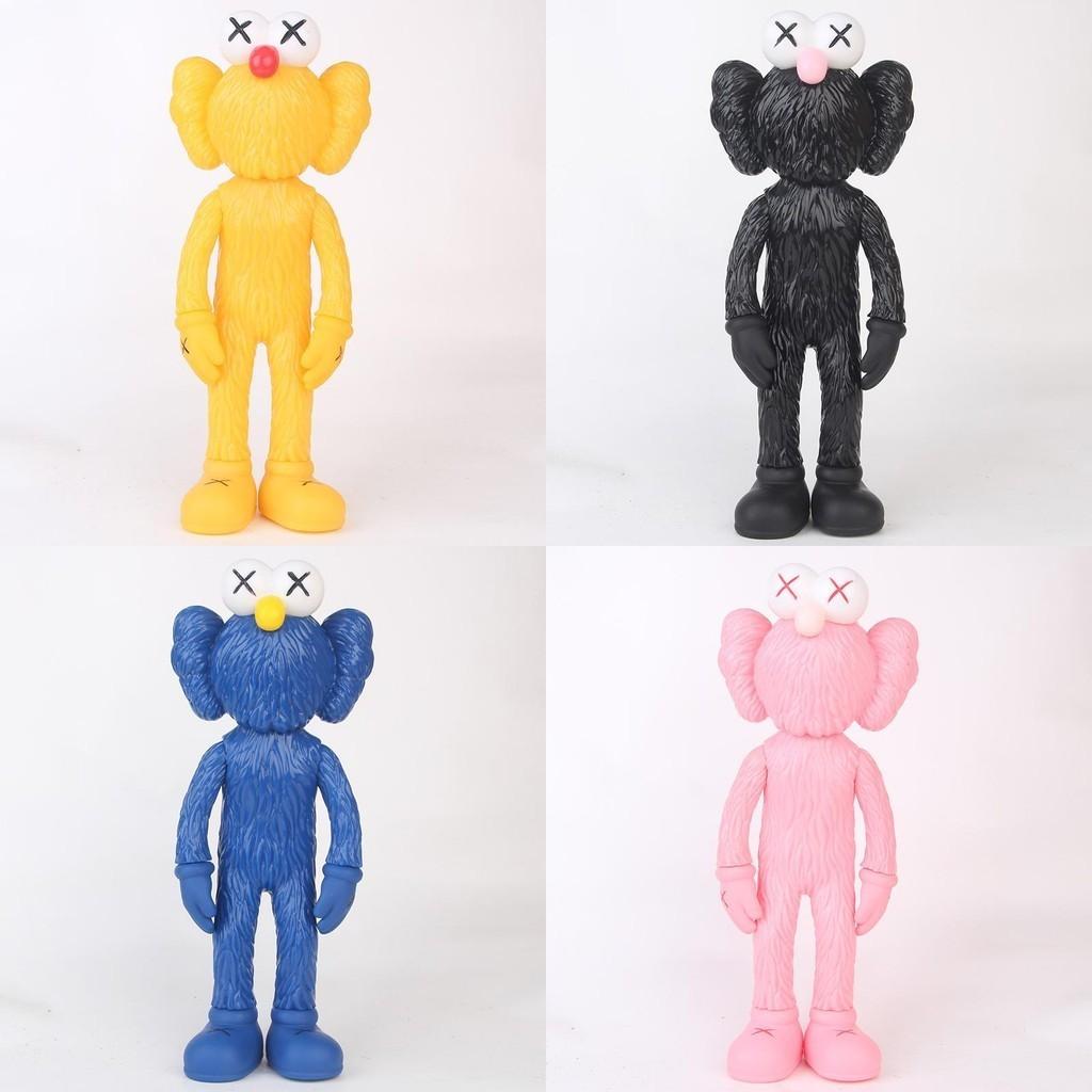 Очаровательная 12-дюймовая кукла Kaws Exhibition Sesame Street Kaws Bff из ПВХ, коллекция игрушек