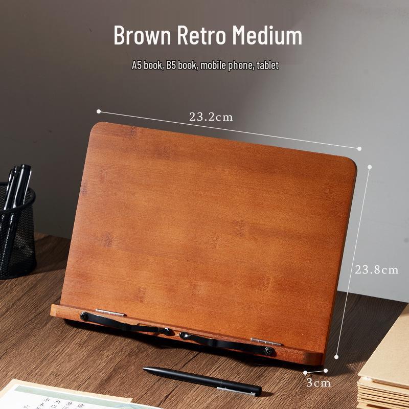 Бамбуковая подставка для чтения книг, каллиграфии и планшетов