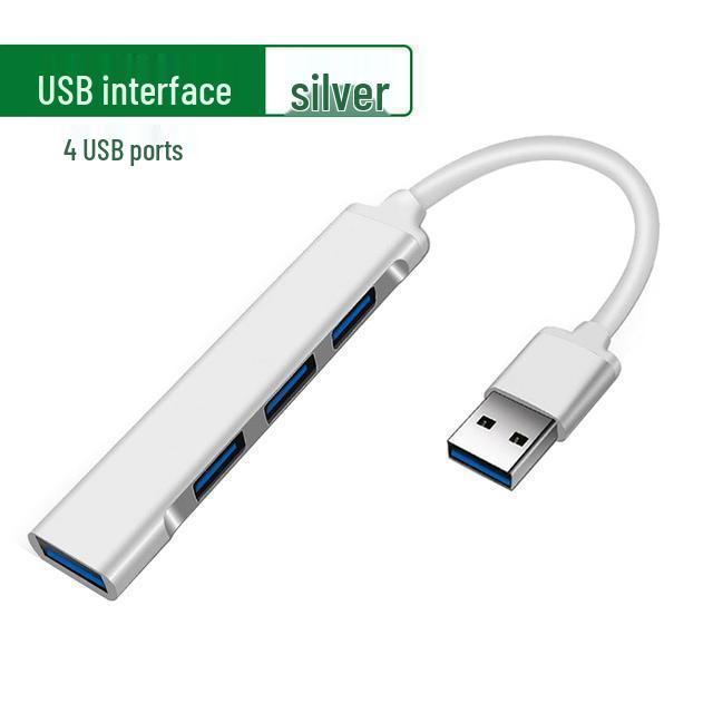 Высокоскоростная многофункциональная док-станция Type-C USB 3.0 - 4-портовый расширитель для ноутбука