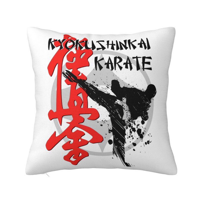 Kyokushi Karate Cushion Covers Martial Arts Soft Nordic Throw Pillow Case Home Decoration