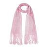 Fashion Lace Tassels Silk Scarf Sunscreen Thin Golden Silvery Shiny Scarves Neck Cover Bright Hollow Shawl Beach Travel Smock