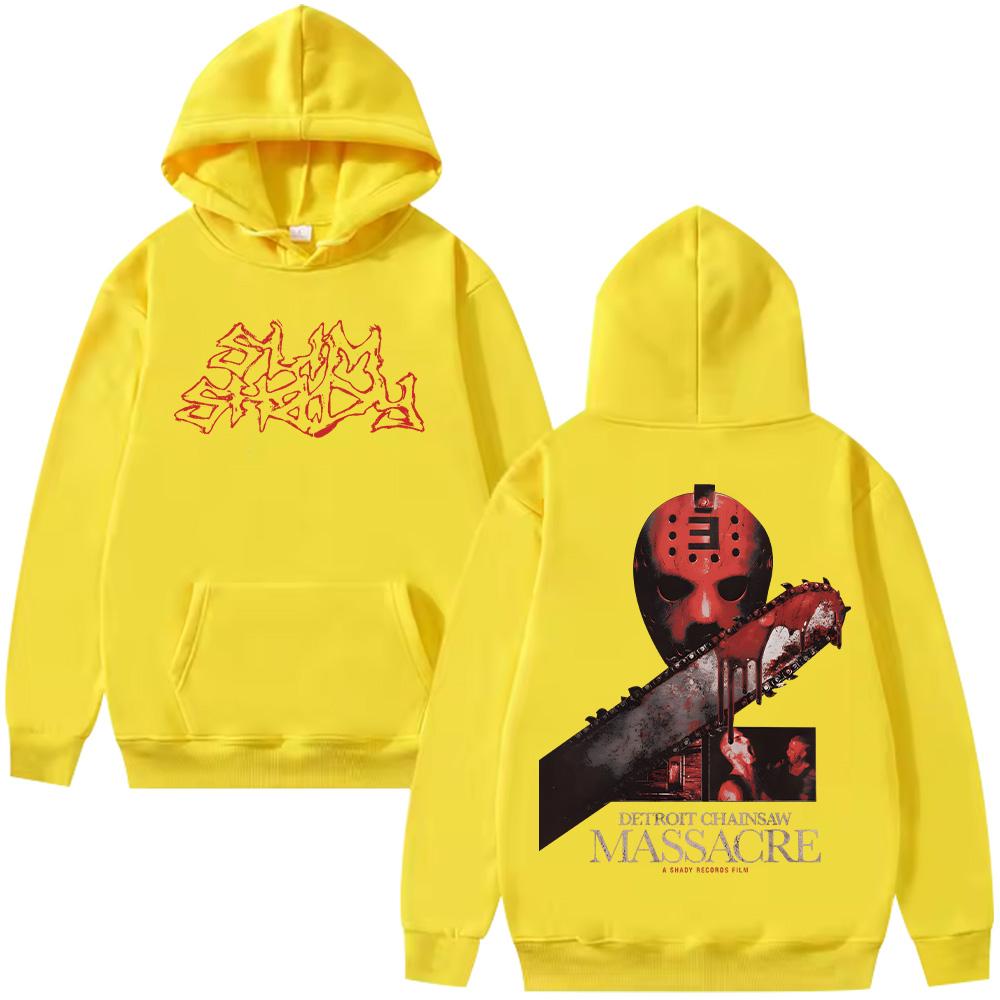 Худи Eminem Massacre Мужское Повседневное Винтажное Пуловер Мужское Хип-хоп Худи Мужская Мода Толстовка Готика Унисекс Уличная Одежда