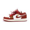 Кроссовки Air Jordan 1 Low Skateboard Женские Красные FJ3465-160(Команда354-)