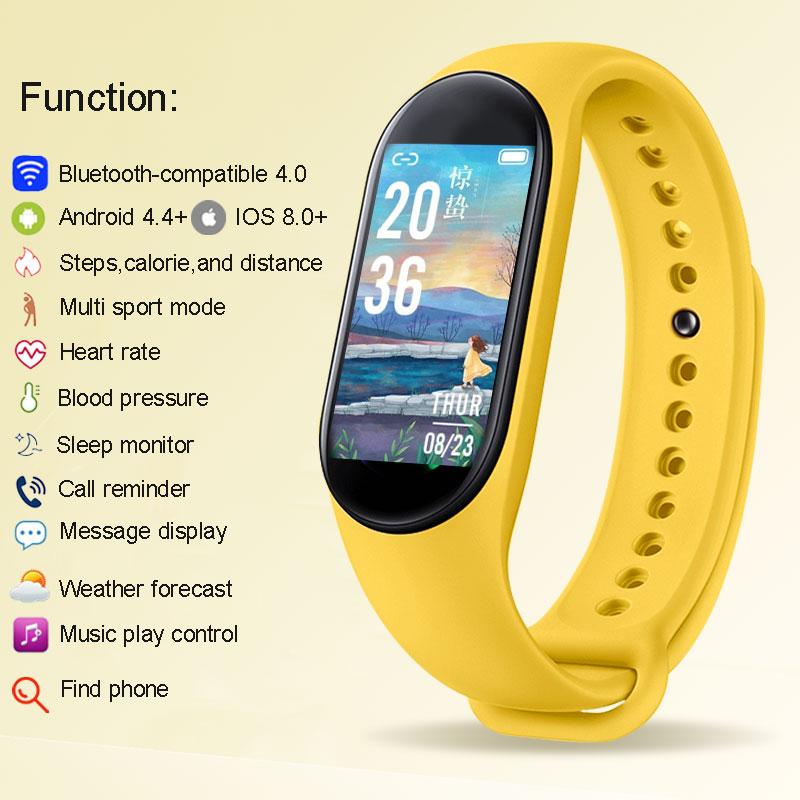 Silicone Kids Smartwatch Children Sport Fitness Watch For Boys Girls Waterproof Heart Rate Monitor Smart Clock Child Smart Watch
