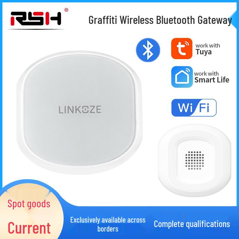 Graffiti Bluetooth WiFi Smart Hub: Alexa & Tuya Compatible Mini Mesh Gateway