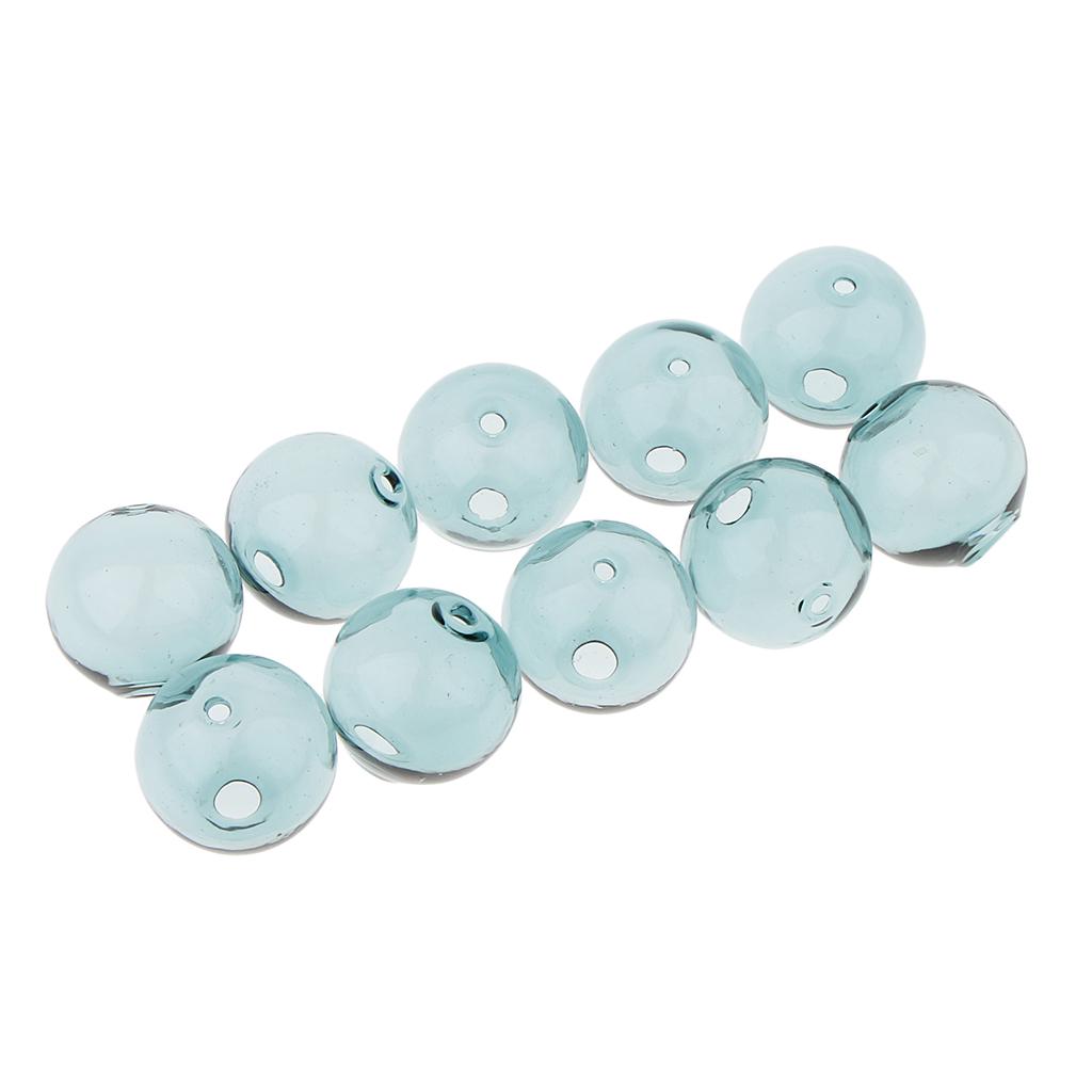 10шт глобус стеклянная бутылка подвеска DIY ремесло ювелирных изделий синий