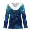 Long Sleeve Shirts For Women Cute Tops Christmas Prints Tees  Blouses Casual Plus Size Basic Tops Pullover