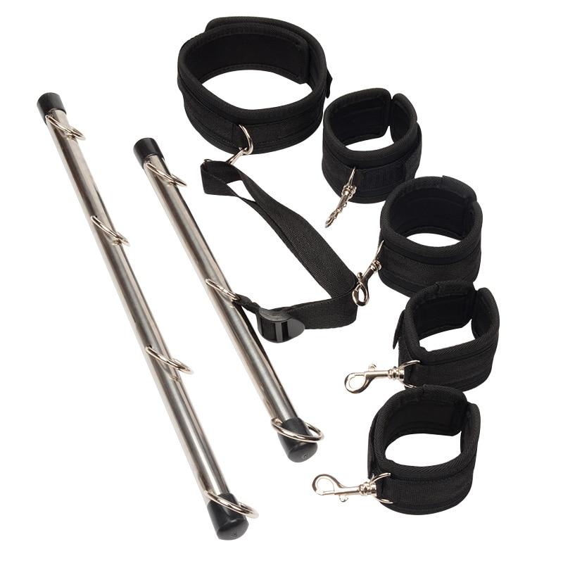 Multi Position Spreader Bar Kit Collar Cuffs Restraints Spreader Bars