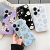 Мягкий силиконовый чехол с цветком для Samsung A55 M35 S24 Redmi Note 13 Pro 13C 14 Xiaomi Poco C65 iPhone 15 Huawei Honor 200 Realme 9 Camera Противоударный чехол